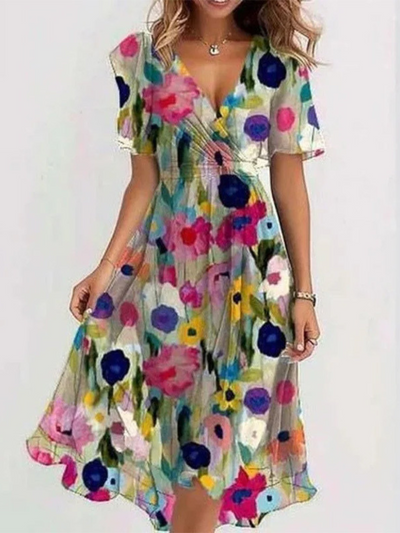 Elana | CASUAL BOHO GRADIENT DRESS