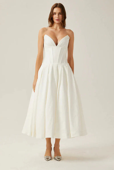 Sabrina – Sculpting Corset Midi Dress