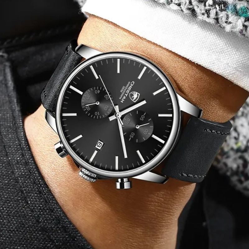 luxury sports quartz watch