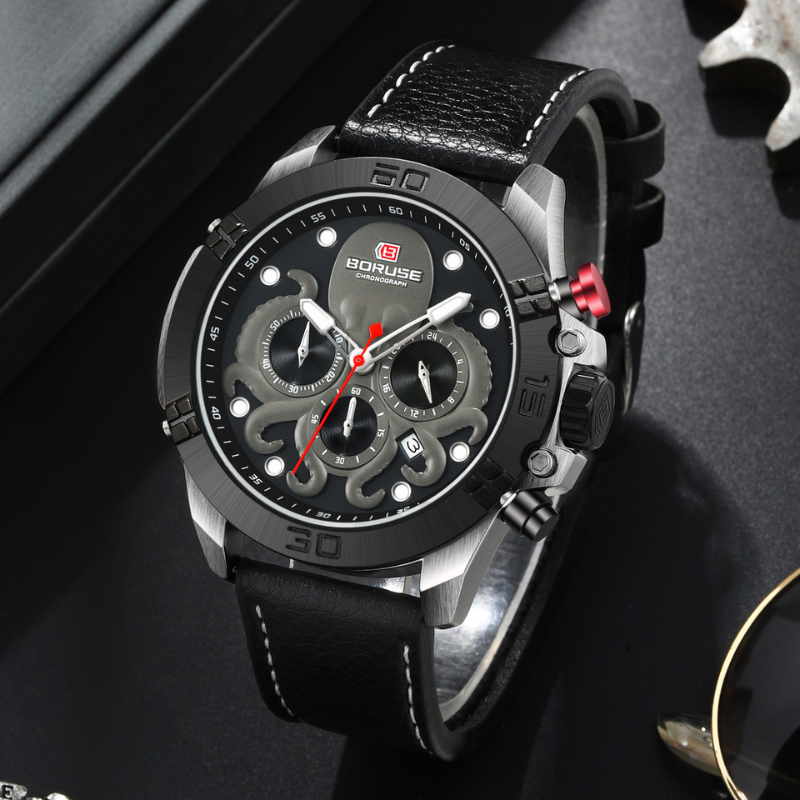 sports quartz watch for men