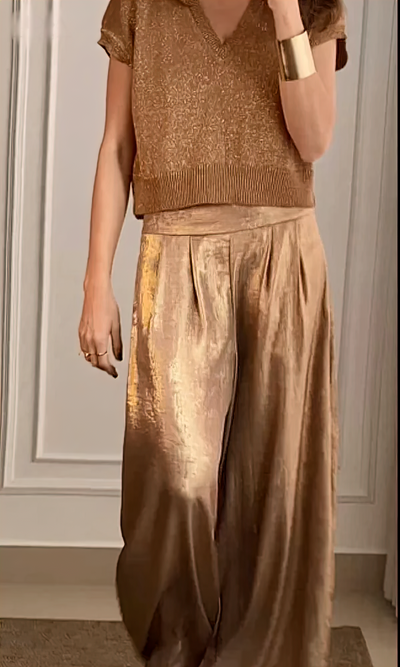 Angel™ | Golden Pants + FREE GOLDEN TOP
