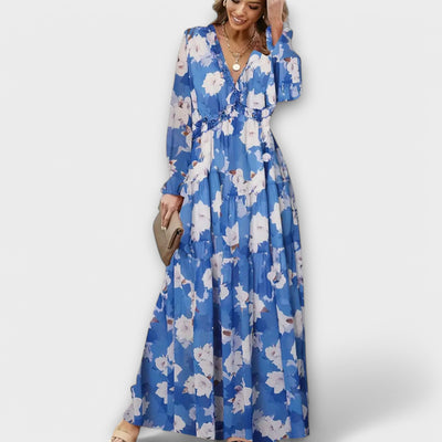 Ella /Elegant SummerFloral Dress