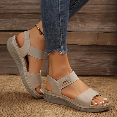 Lina™ - Casual Comfort Wedge Sandals