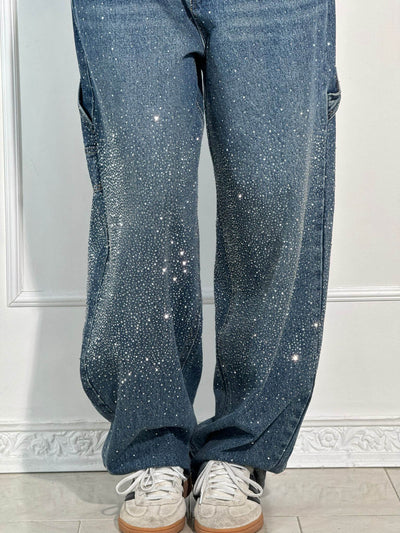 Ellaa |Balloon Carpenter Shine Denim Jeans