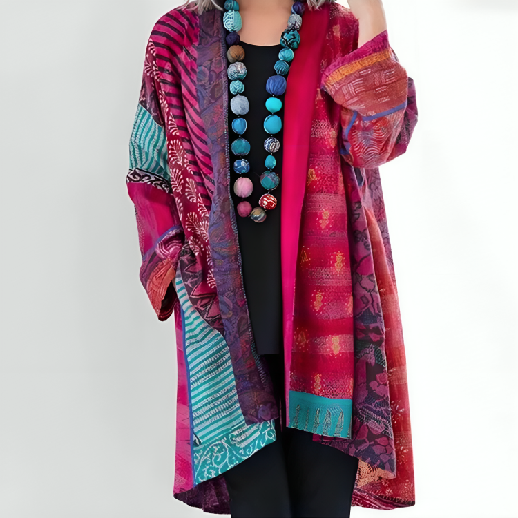 Alexis™ Boho Chic Colorful Kimono