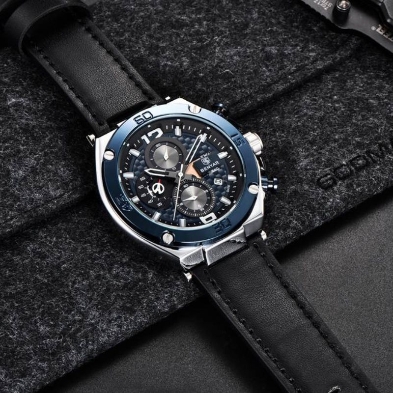 Quartz multifunction sports chronograph watch