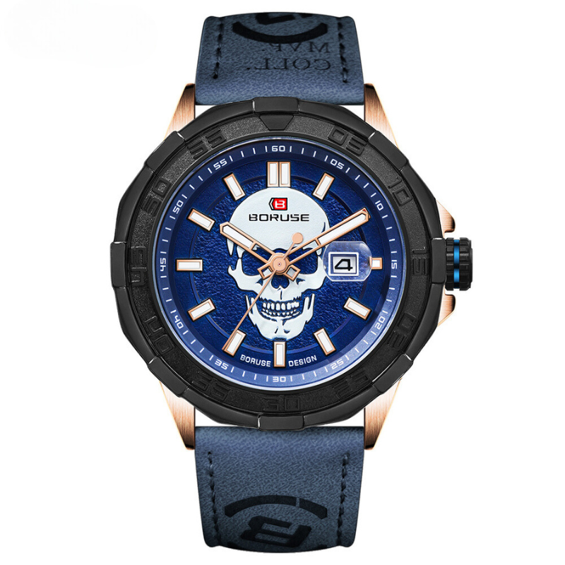 Fashionable, waterproof multifunctional chronograph watch