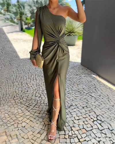 Melody - Graceful One-Shoulder Maxi Dress