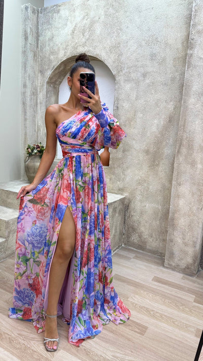 Lillian - Elegant Flowing Maxi Dress Timeless Elegance, Effortless Grace