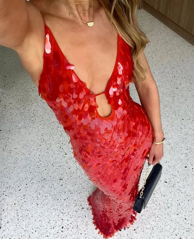 Lumina - Sparkling Mermaid Maxi Dress