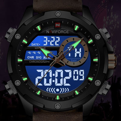 Elegant military watch