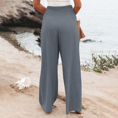 ROSE  | FREYA HIGH-WAIST LOOSE FIT TROUSERS