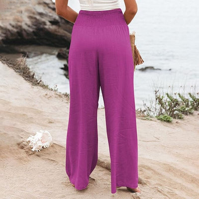 ROSE  | FREYA HIGH-WAIST LOOSE FIT TROUSERS