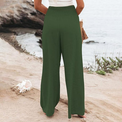 ROSE  | FREYA HIGH-WAIST LOOSE FIT TROUSERS