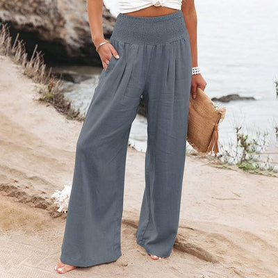 ROSE  | FREYA HIGH-WAIST LOOSE FIT TROUSERS