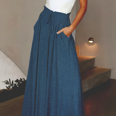 Isla™ - Elegant High-Waist Wide Leg Pants