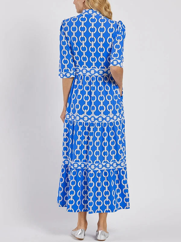 Mila | Chain Link Midi Dress