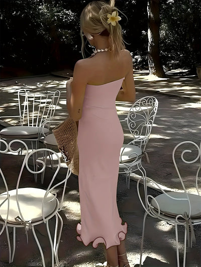 Lucia - Chic Ruffled Midi Dress