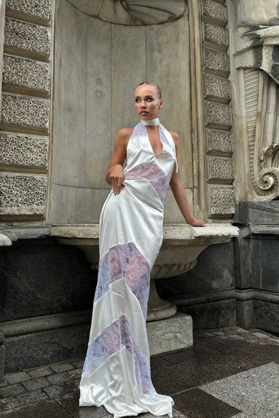 Lara - Delicate Lace Maxi Dress