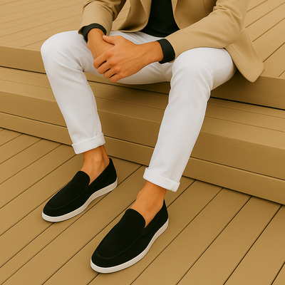 Oliver/Elegant Suede Loafers