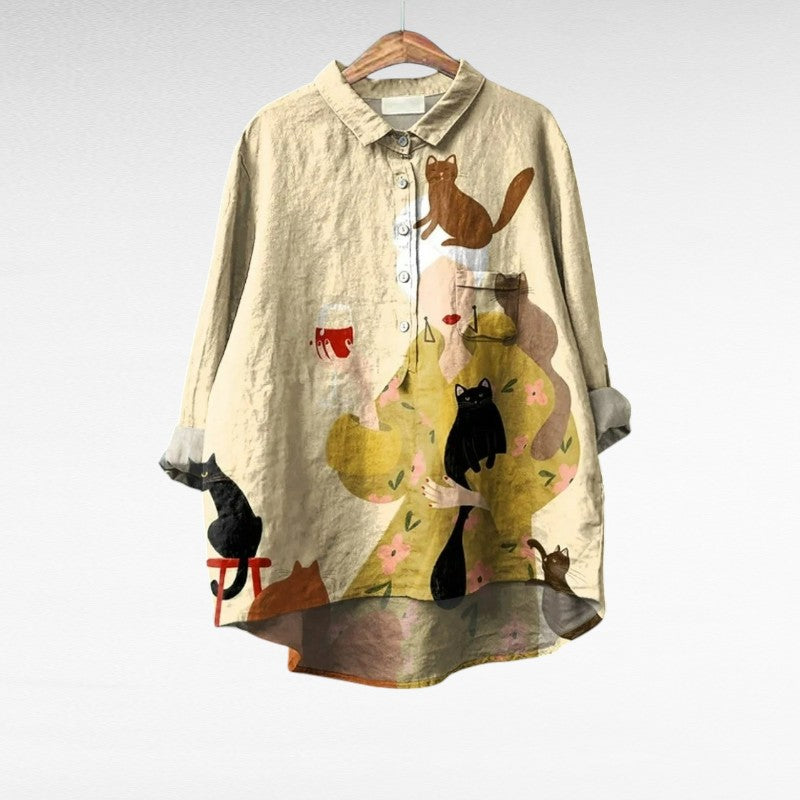 Emma & William® | Fashionable Vintage Blouse