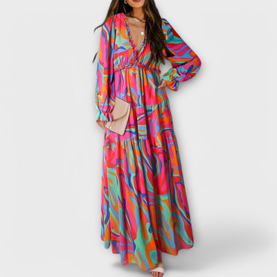 Ella /Elegant SummerFloral Dress