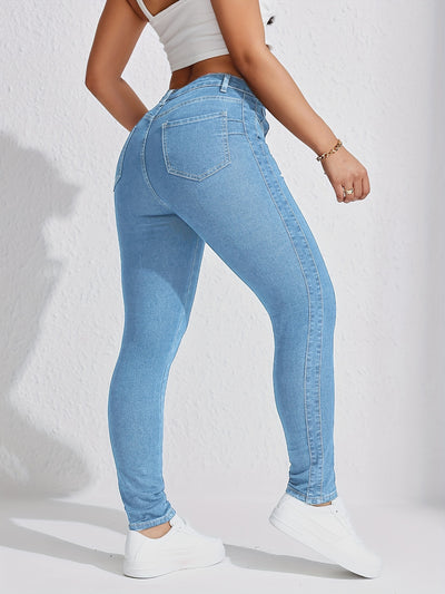 Sophia™ - Slim-Fit Khaki Stretch Jeans