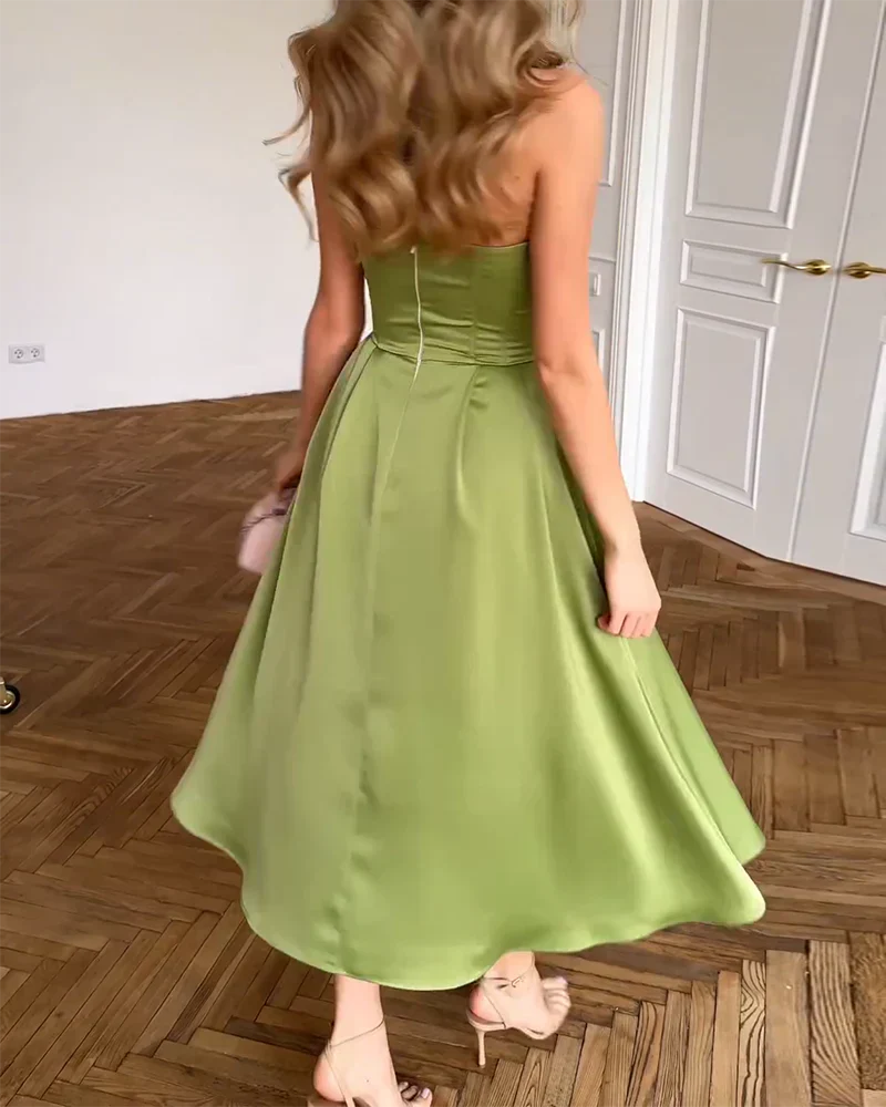Marissa - Strapless Midi Dress