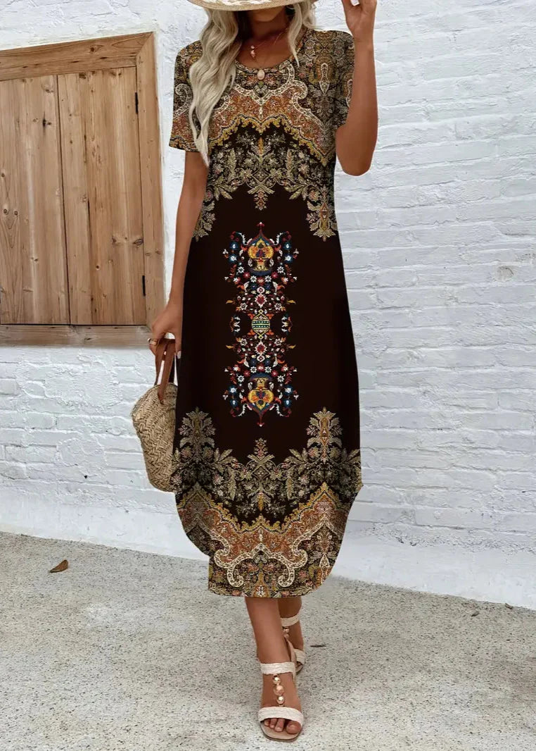 Aleena- Bohemian Chic Summer Dress