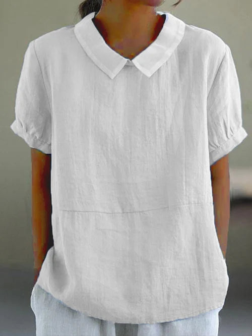 Amalie™ - Easygoing Collared Top