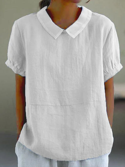 Amalie™ - Easygoing Collared Top