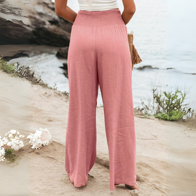 ROSE  | FREYA HIGH-WAIST LOOSE FIT TROUSERS