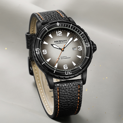 Casual leather watch