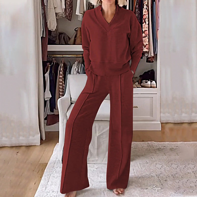 Hazel | V-neck Lounge Set