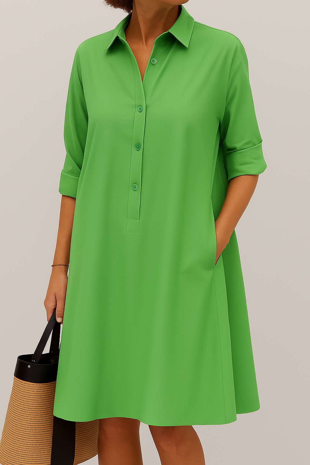 Daisy - Button-up shirt dress