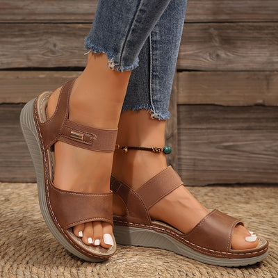Lina™ - Casual Comfort Wedge Sandals