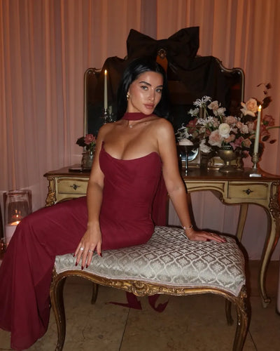 Lyka - Strapless Bodycon Maxi Dress Bold, Sleek, and Unapologetically Confident