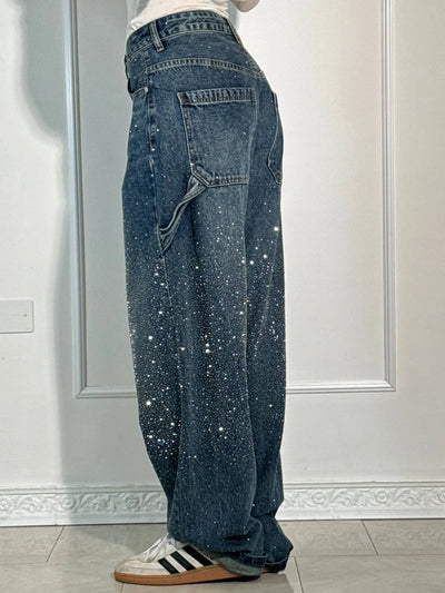 Ellaa |Balloon Carpenter Shine Denim Jeans