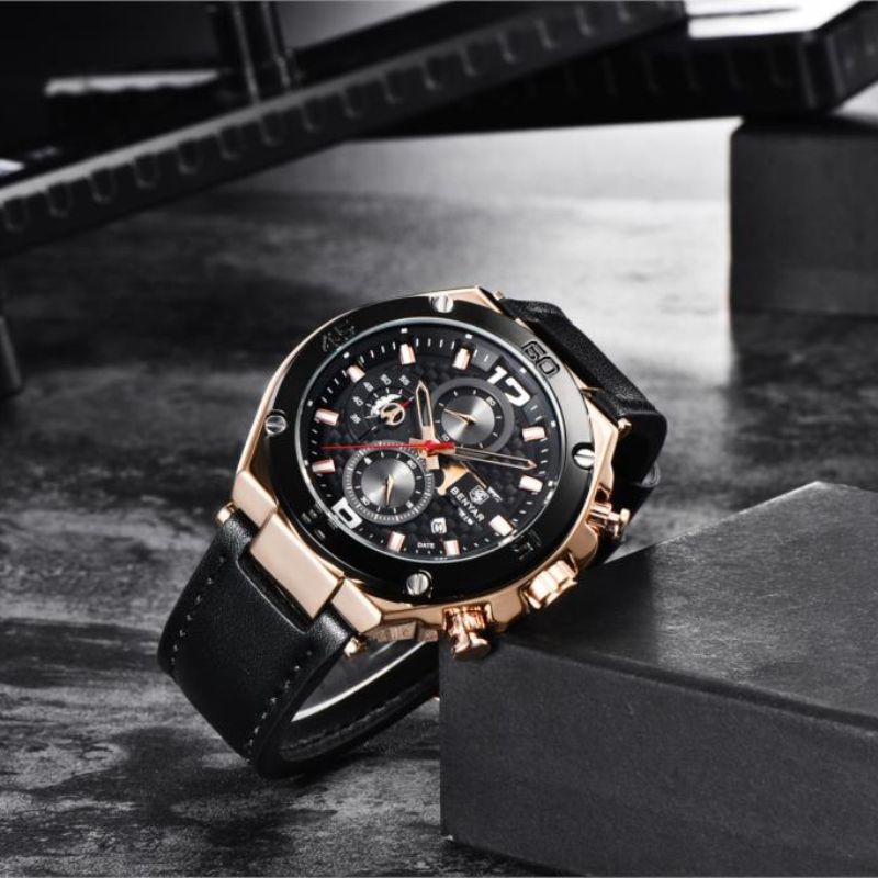 Quartz multifunction sports chronograph watch