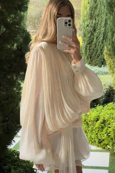 Danica – Shimmering Ruffled Mini Dress