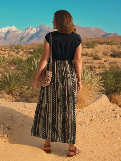 Camille – Plus Size Floral Vacation Dress
