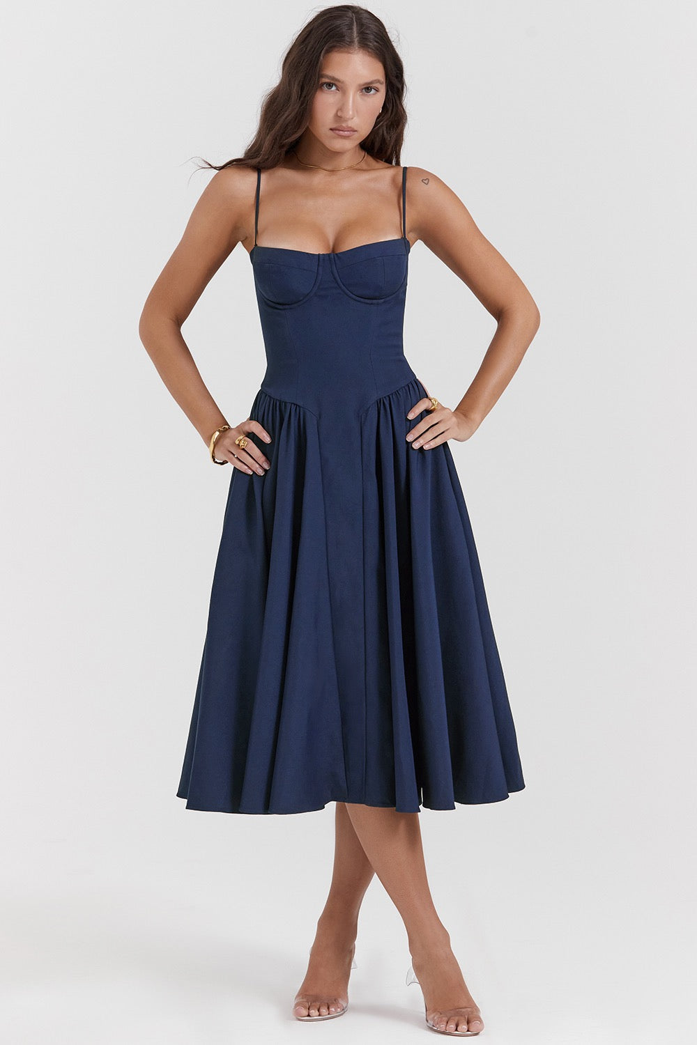 Emma - Waist-Enhancing Midi Dress