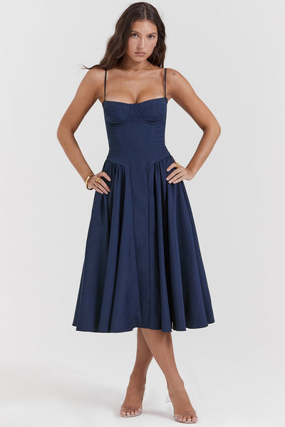 Emma - Waist-Enhancing Midi Dress