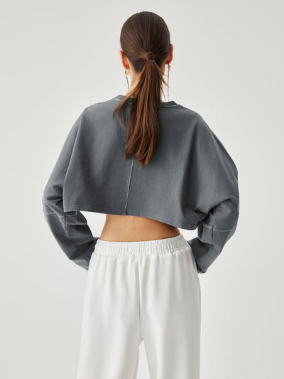 STELLA - Living Easy Crop Sweatshirt