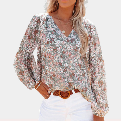 Casual & Chic Floral Chiffon Blouse