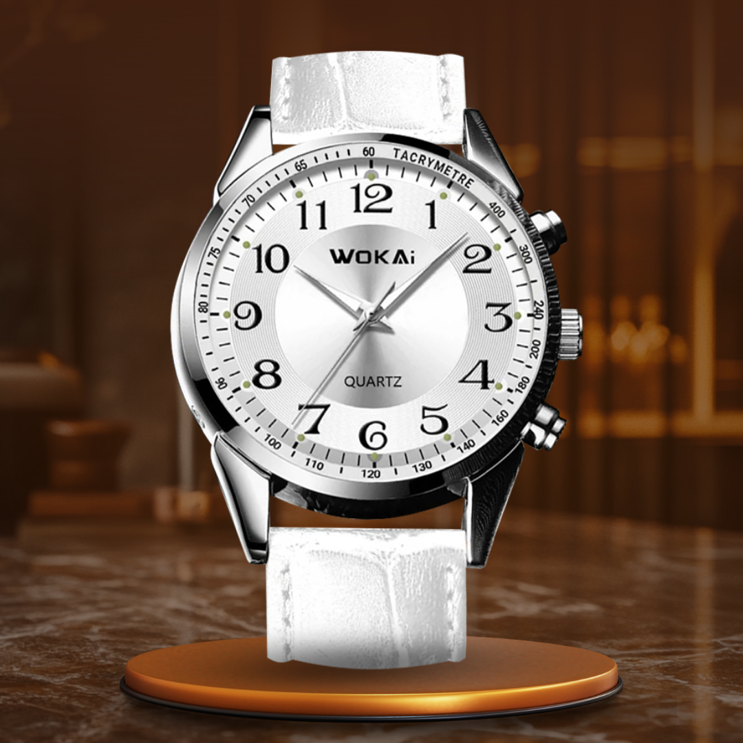 Sporty white watch