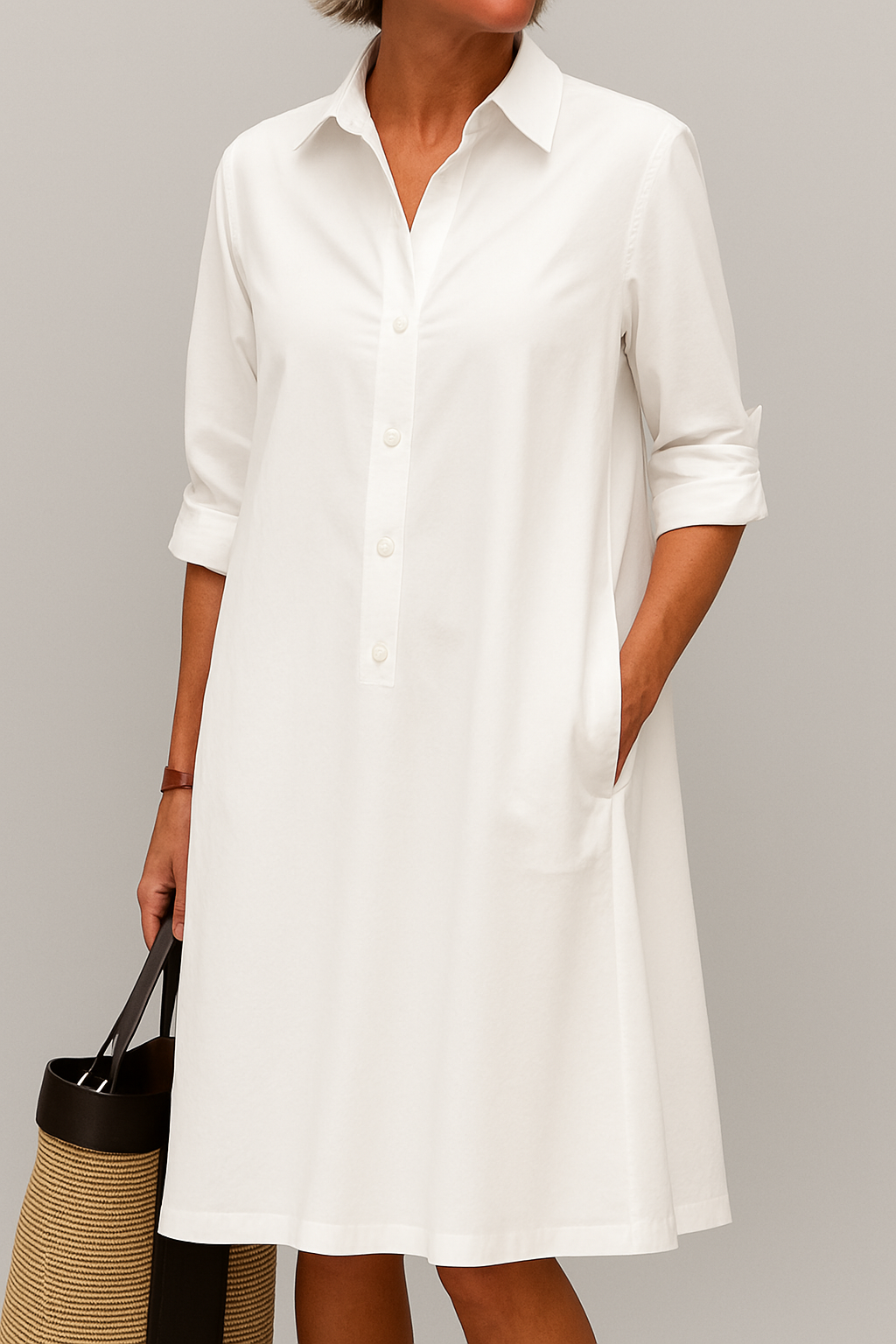 Daisy - Button-up shirt dress