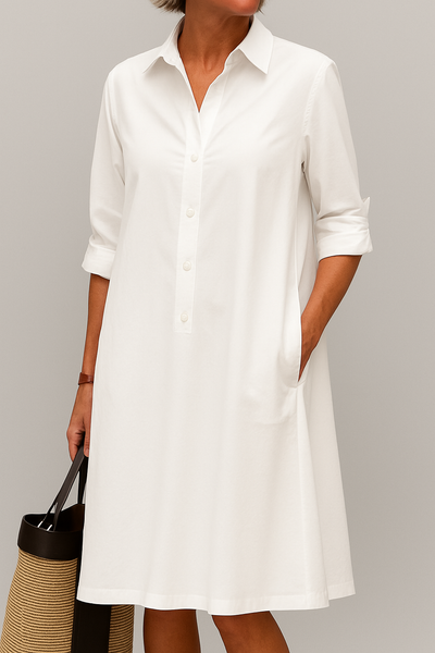 Daisy - Button-up shirt dress