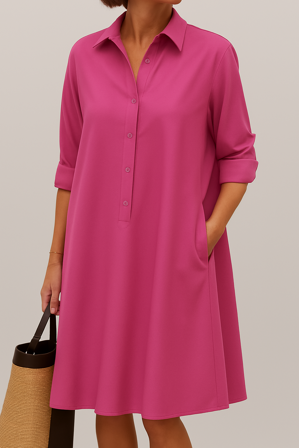 Daisy - Button-up shirt dress