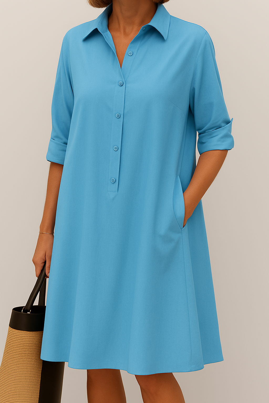 Daisy - Button-up shirt dress